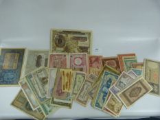 Collection of Old Bank Notes