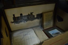 Framed Railway Prints and Ephemera