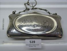 Hallmarked Silver Purse - 109g