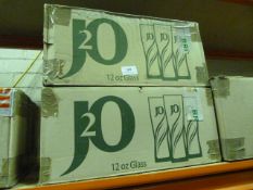 Two Boxes of Branded J2O Glasses