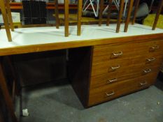 Four Height Teak Desk