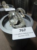 Swarovski Silver Crystal Swan