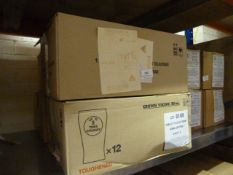 Four Boxes Containing Twelve Assorted Branded Pint Glasses