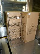 Chrome Fifteen Bottle Wire Wine Rack