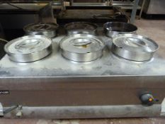 Lincat Six Pot Wet Well Bain Marie