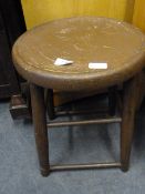 Painted Vintage Stool