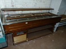 *Tecfrigo Stainless Steel and Timber Illuminated Salad Bar