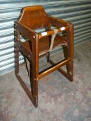 *Hardwood Child's Highseat