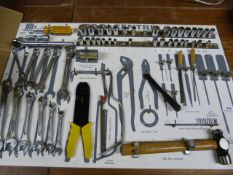 Tool Center Board , Sockets and Spanners, etc.