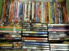 Box Containing Assorted DVDs