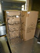 Chrome Fifteen Bottle Wire Wine Rack