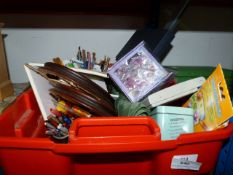 Artists Paint Brushes, Books, Picture Frames, etc.