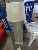 White Standard Lamp with Shade