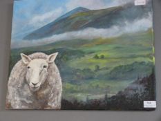 Oil on Canvas Depicting Lakeland Scene