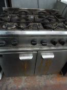 Six Burner Gas Cooker over Oven