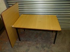Two Banqueting Tables with Folding Legs