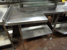 Stainless Steel Preparation Unit with Undershelf