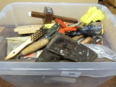 Box Containing Screwdrivers and Other Handtools