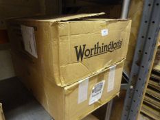 Two Boxes Containing Twenty Four Branded Glasses