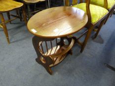 Mahogany Coffee Table Magazine Rack