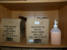Two Boxes Containing Six Soap Dispensing Bottles