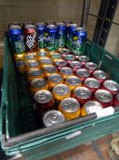 Fifty Two Assorted Cans of Soft Drinks