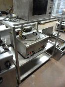 Stainless Steel Mobile Three Tier Unit