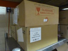 Four Boxes Containing Twelve Assorted Branded Pint Glasses