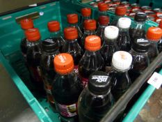 Twenty One Assorted Bottles of Coke and Dr.Pepper