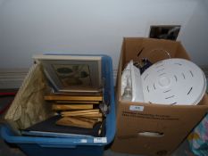 Box Containing Slow Cooker and Box of Photo Frames