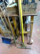 Gardening Tools, Rake, Snow Shovels, etc.