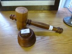 Gavel and Block