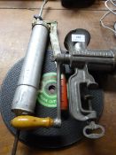 *Mincing Machine, Stone Cutting Disks and a Grease Gun