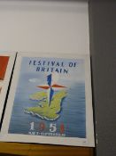 Festival of Britain Unframed Printed Canvas