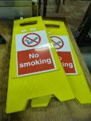 Two No Smoking Signs