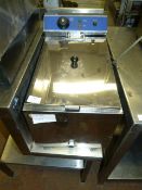 *Polished Stainless Steel Single Basket Fryer F39
