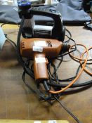 Air Pump and a Black and Decker Drill