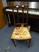 Inlaid Edwardian Chair