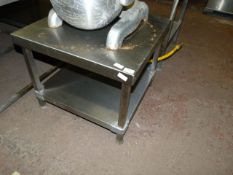 Stainless Steel Stand with Undershelf