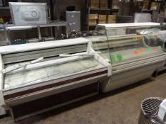 Two Delicatessens Style Refrigerated Serve Over Counters