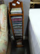 Collection of CDs in Rack