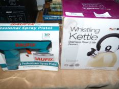 Whistling Kettle and a Spray Gun Attachment