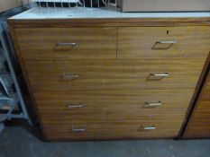 Four Height Chest of Drawers with Melamine Top