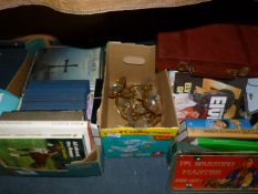 Three Boxes Containing Assorted Reference Books