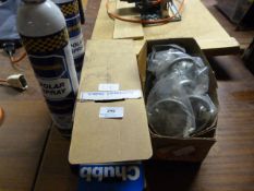 *Chubb Window Lock Keys, Gate Handles, and Two Tins of Paula Spray