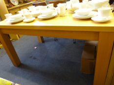 Beech Effect Dining Table