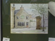 Framed Watercolour of the 