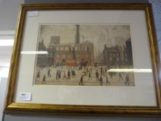 Framed Lowry Print