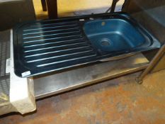 Stainless Steel Inset Sink Unit with Left Hand Drainer