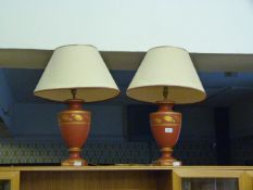 Pair of Table Lamps with Shades